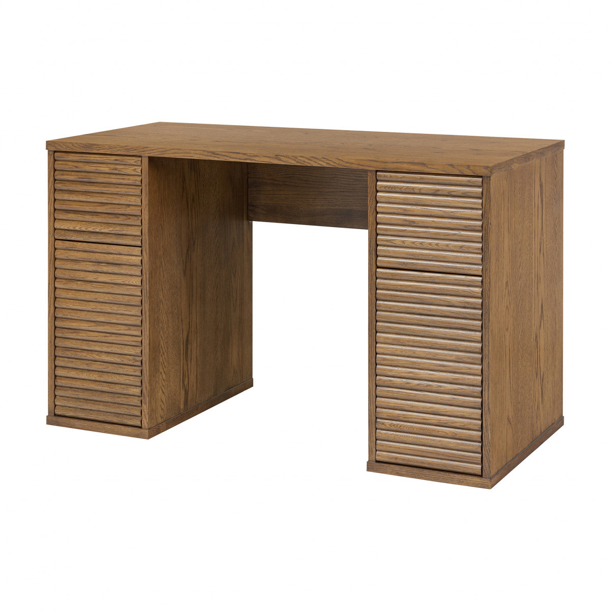 D.I. Designs Charlton Ribbed Walnut Desk