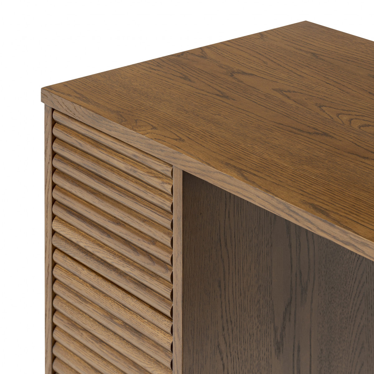 D.I. Designs Charlton Ribbed Walnut Desk