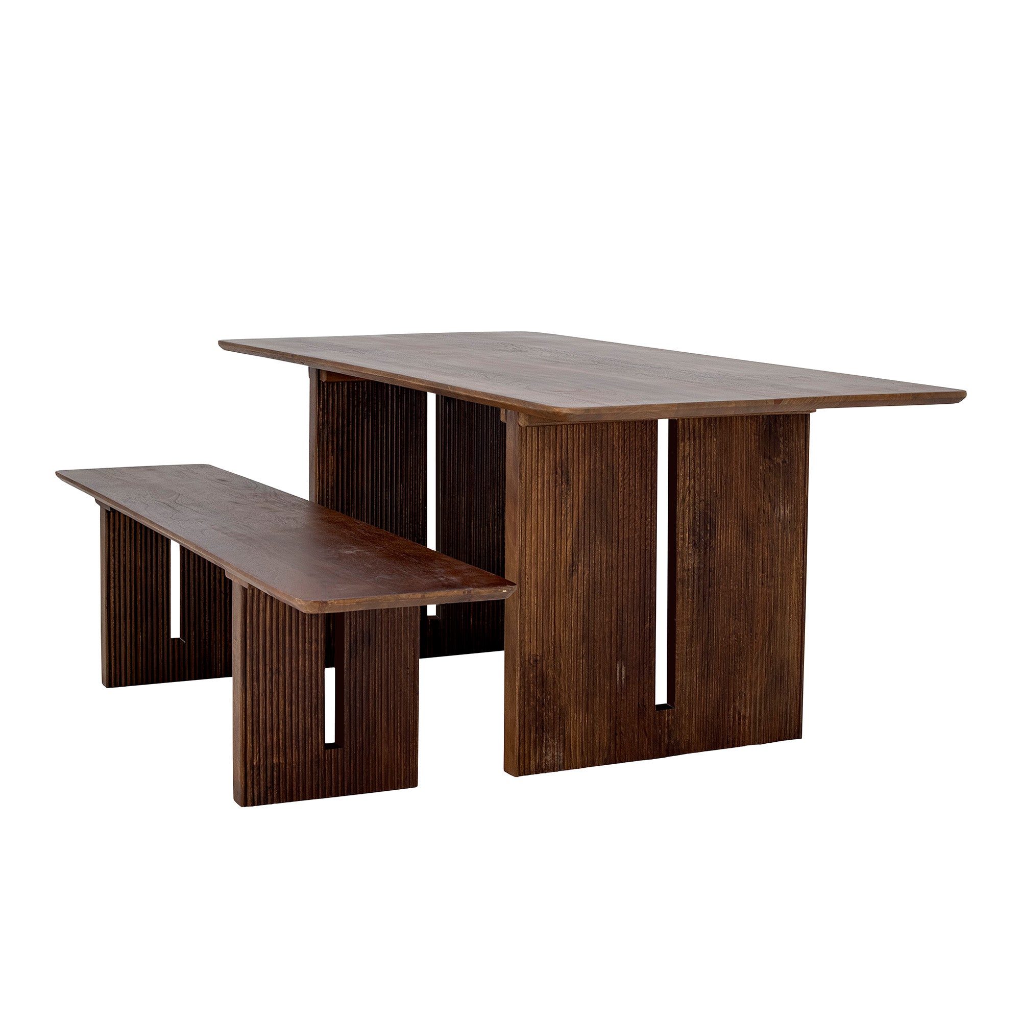 Bloomingville Milow Dining Table in Dark Brown Mango Wood