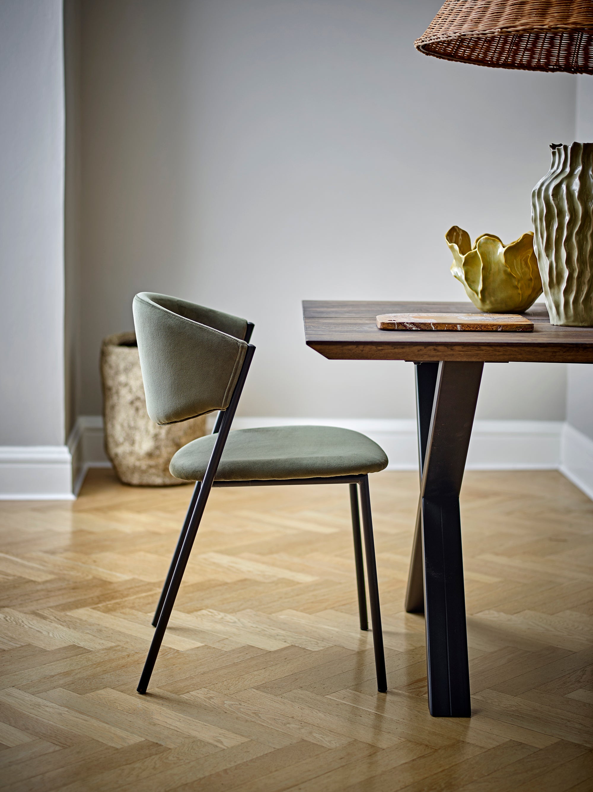 Bloomingville Maldon Dining Table in Brown Oak