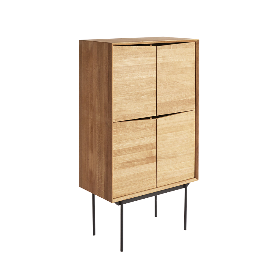 Muubs Wing Highboard in Natural Oil Oak