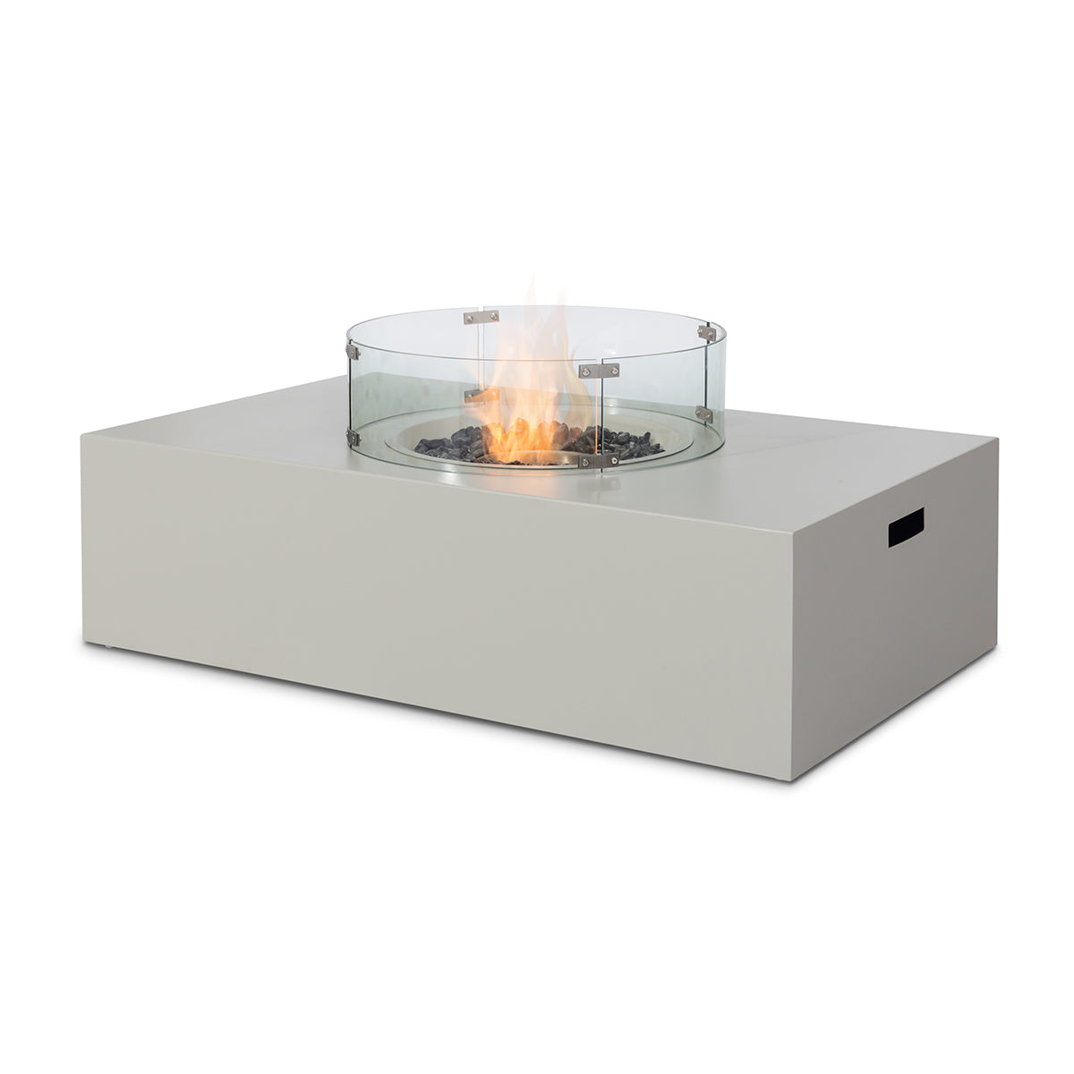 Rectangular Gas Firepit Coffee Table