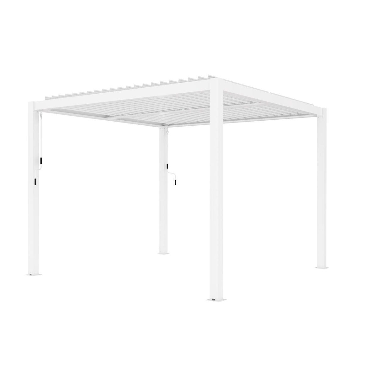 Como Pergola Aluminium Square 4x4 with 4 Drop Sides