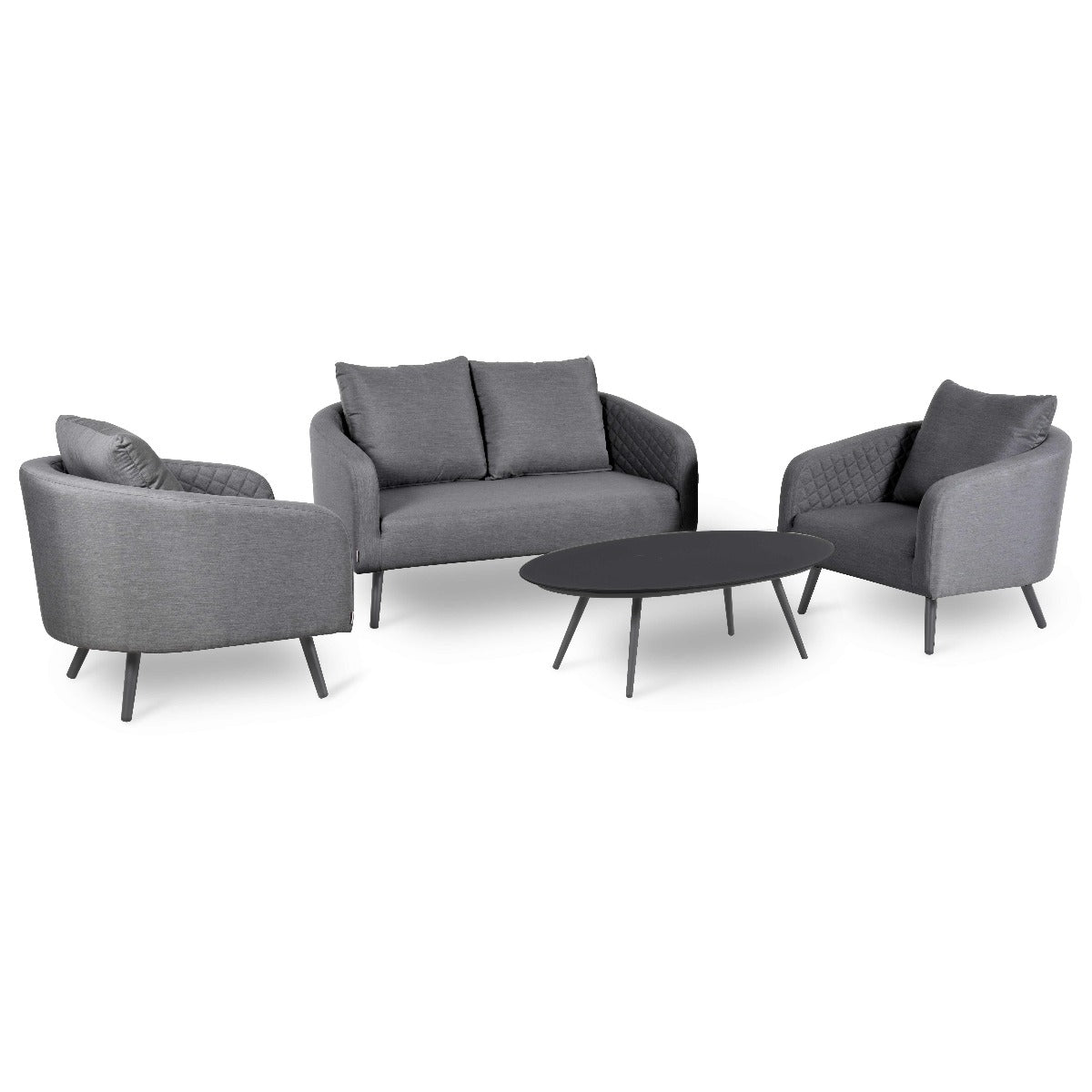 Ambition 2 Seat Sofa Set with Oval Coffee Table