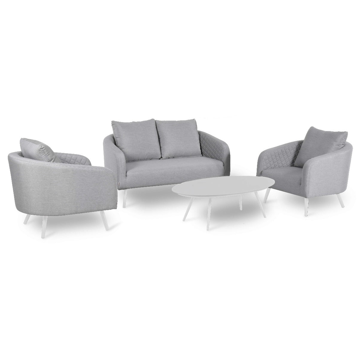 Ambition 2 Seat Sofa Set with Oval Coffee Table