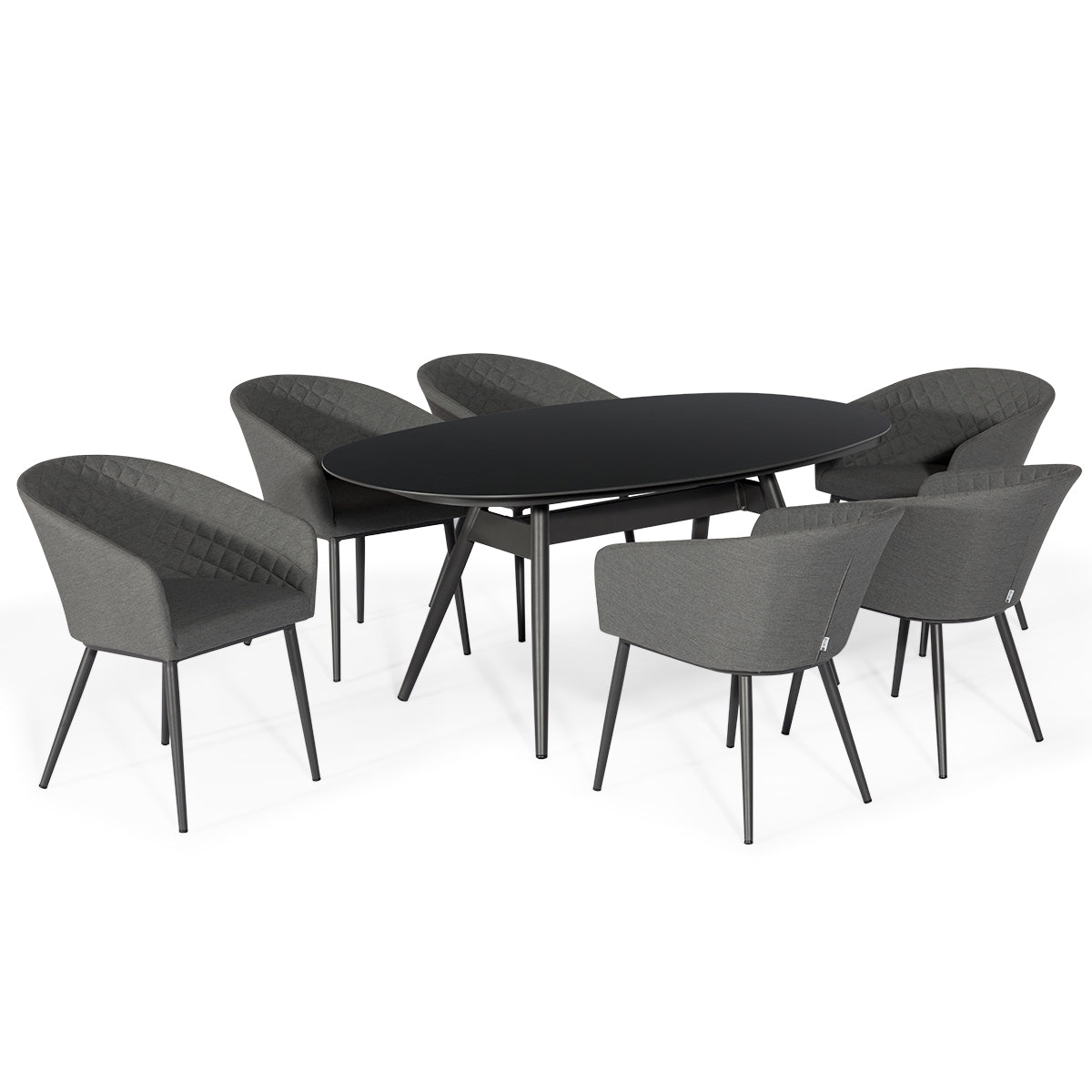 Ambition 6 Seat Oval Dining Set