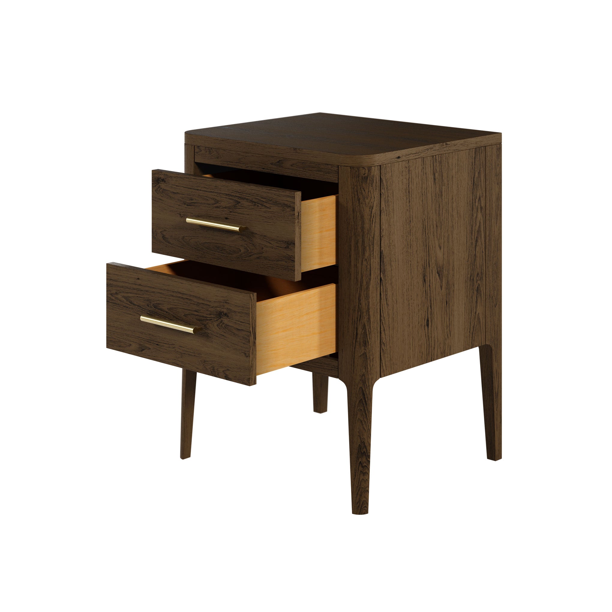 D.I. Designs Abberley 2 Drawer Bedside Table