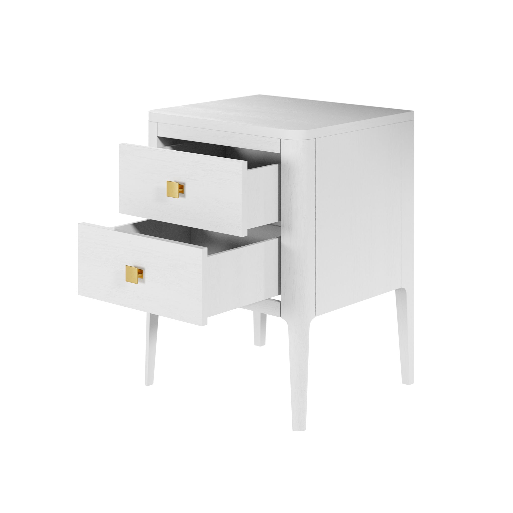 D.I. Designs Abberley 2 Drawer Bedside Table