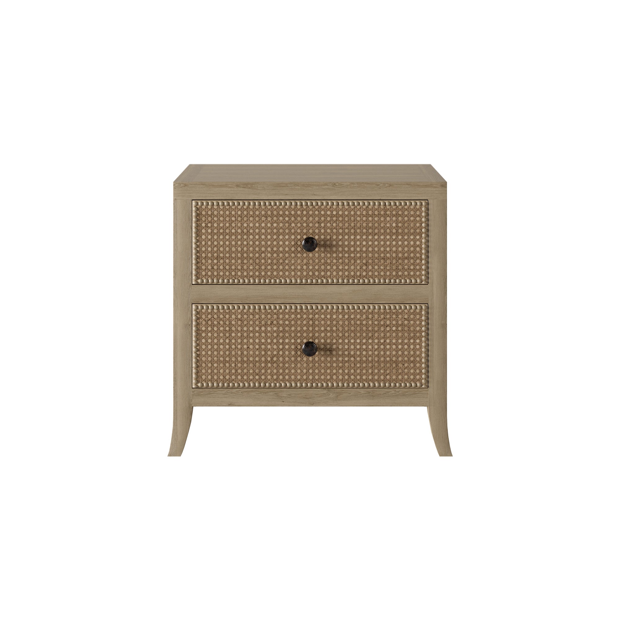 D.I. Designs Witley Two Drawer Bedside Table