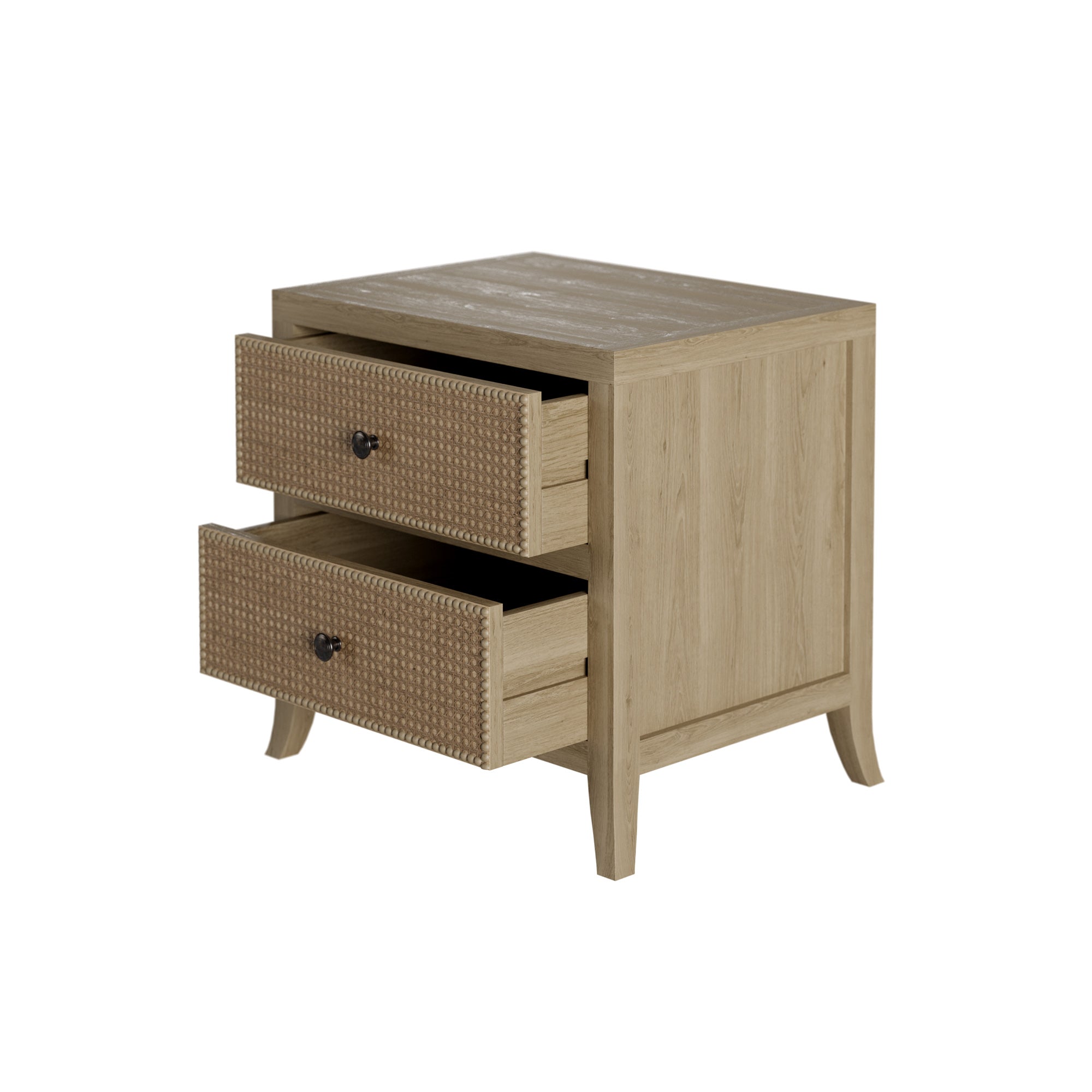 D.I. Designs Witley Two Drawer Bedside Table