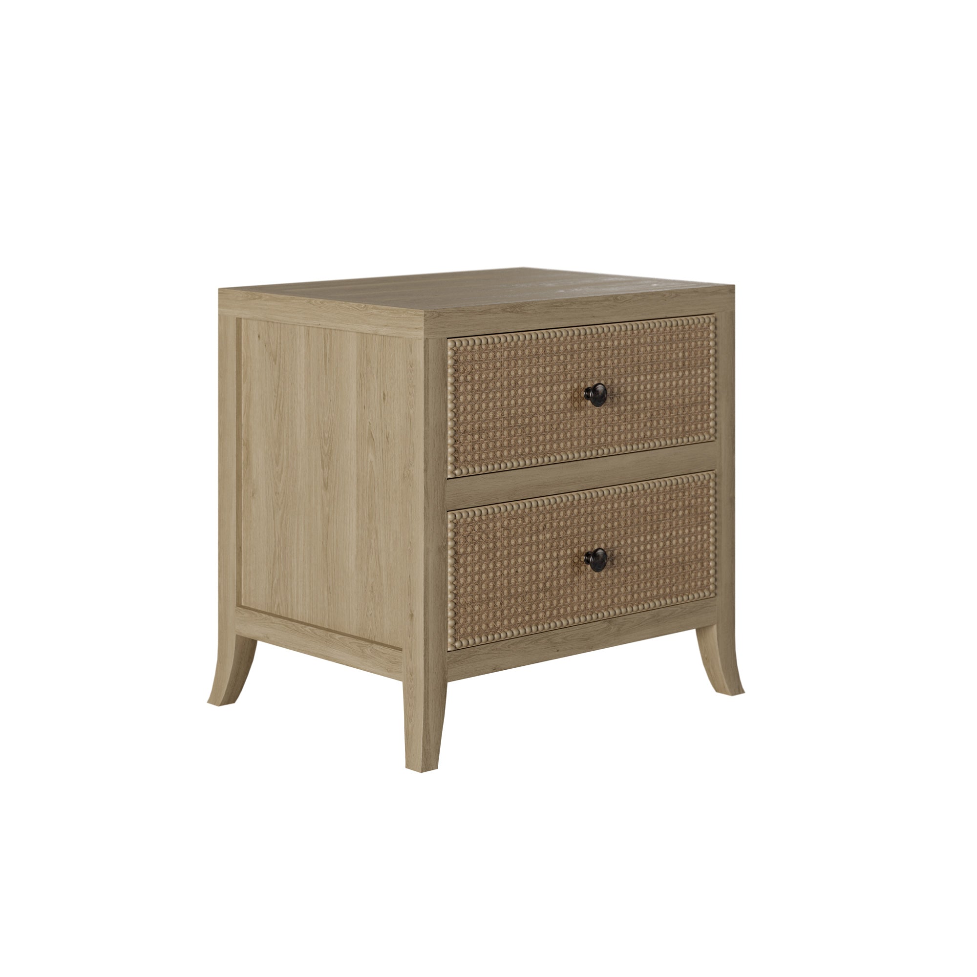 D.I. Designs Witley Two Drawer Bedside Table