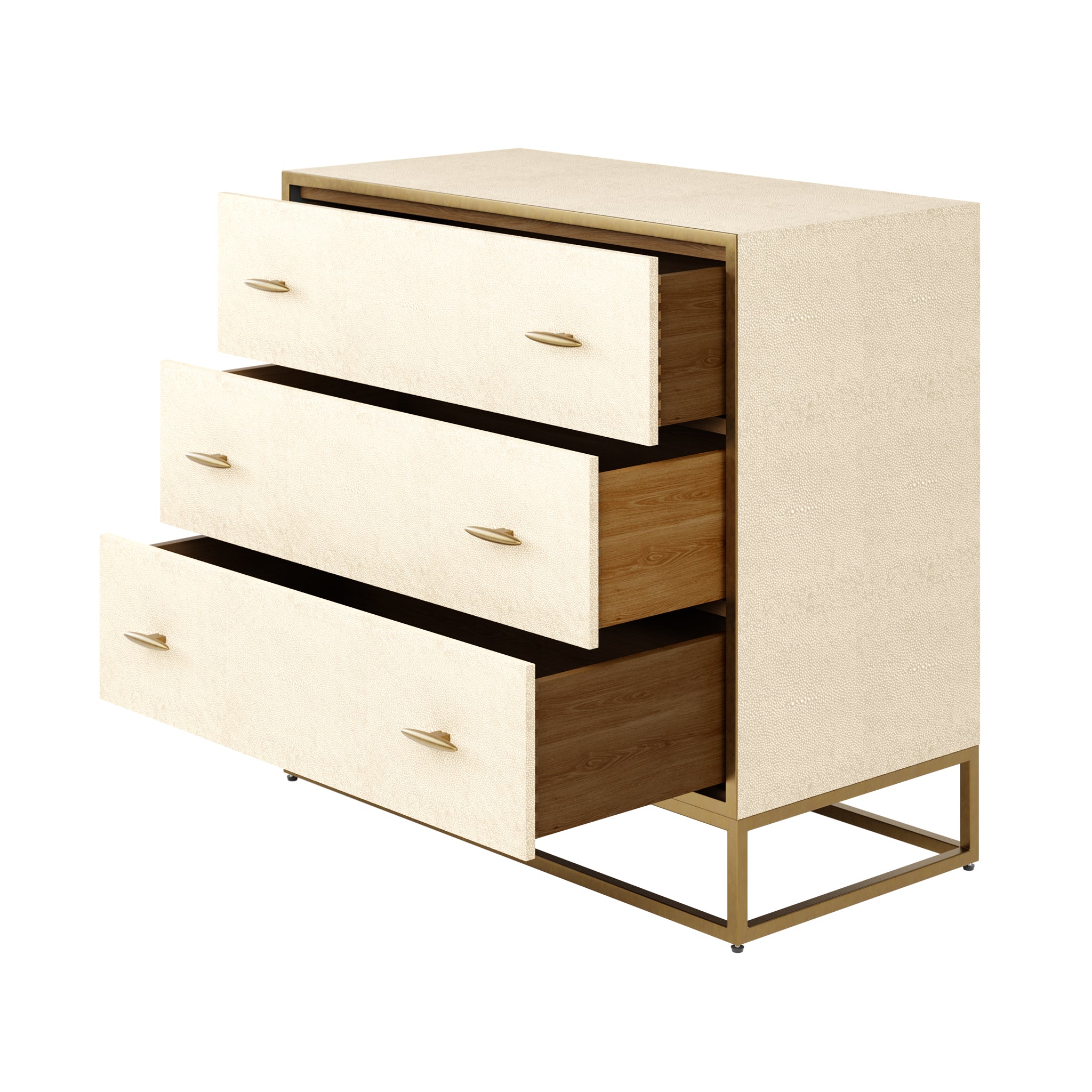 D.I. Designs Hampton Chest of Drawers in Ivory