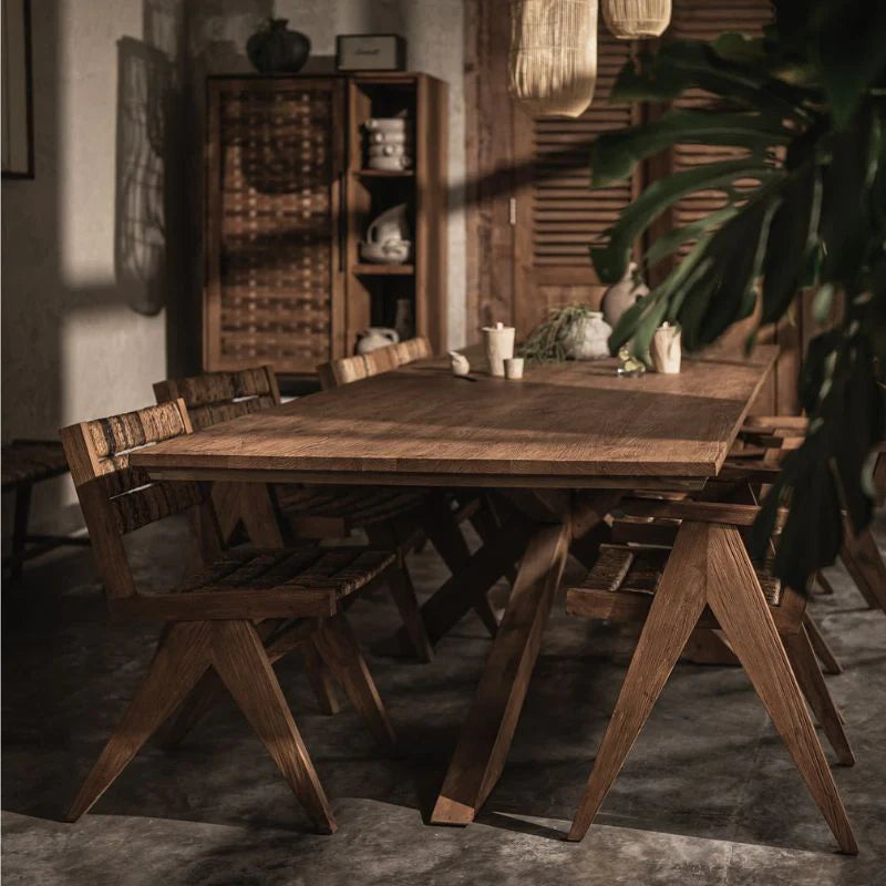 dBodhi Xono Dining Table - Reclaimed Solid Teak Wood