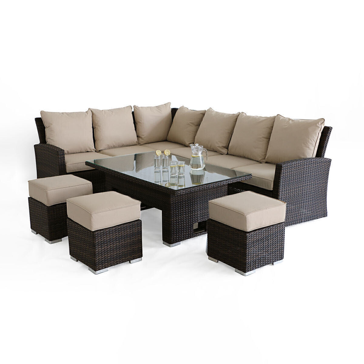 Kingston Corner Dining Set with Rising Table