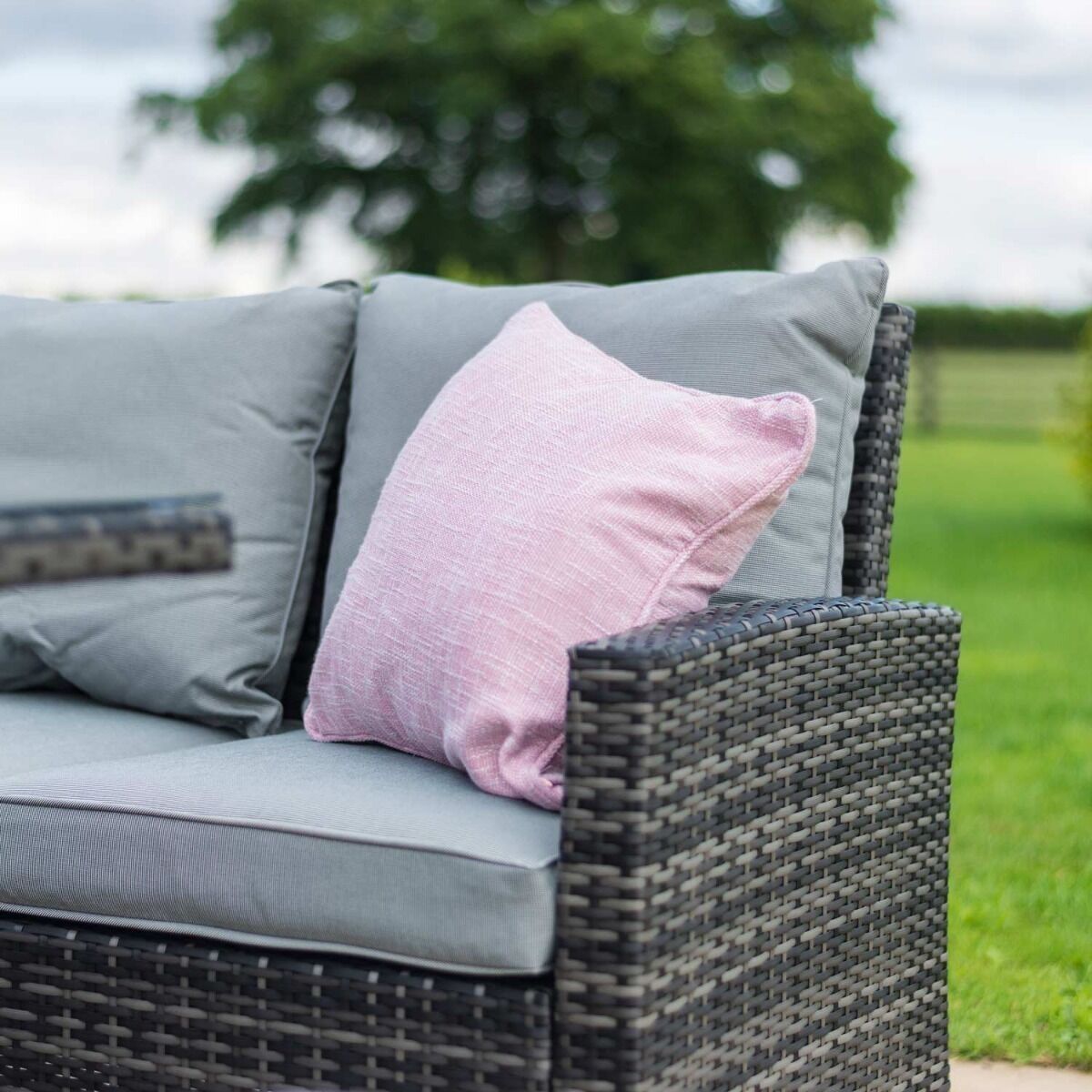Kingston Corner Dining Set with Fire Pit