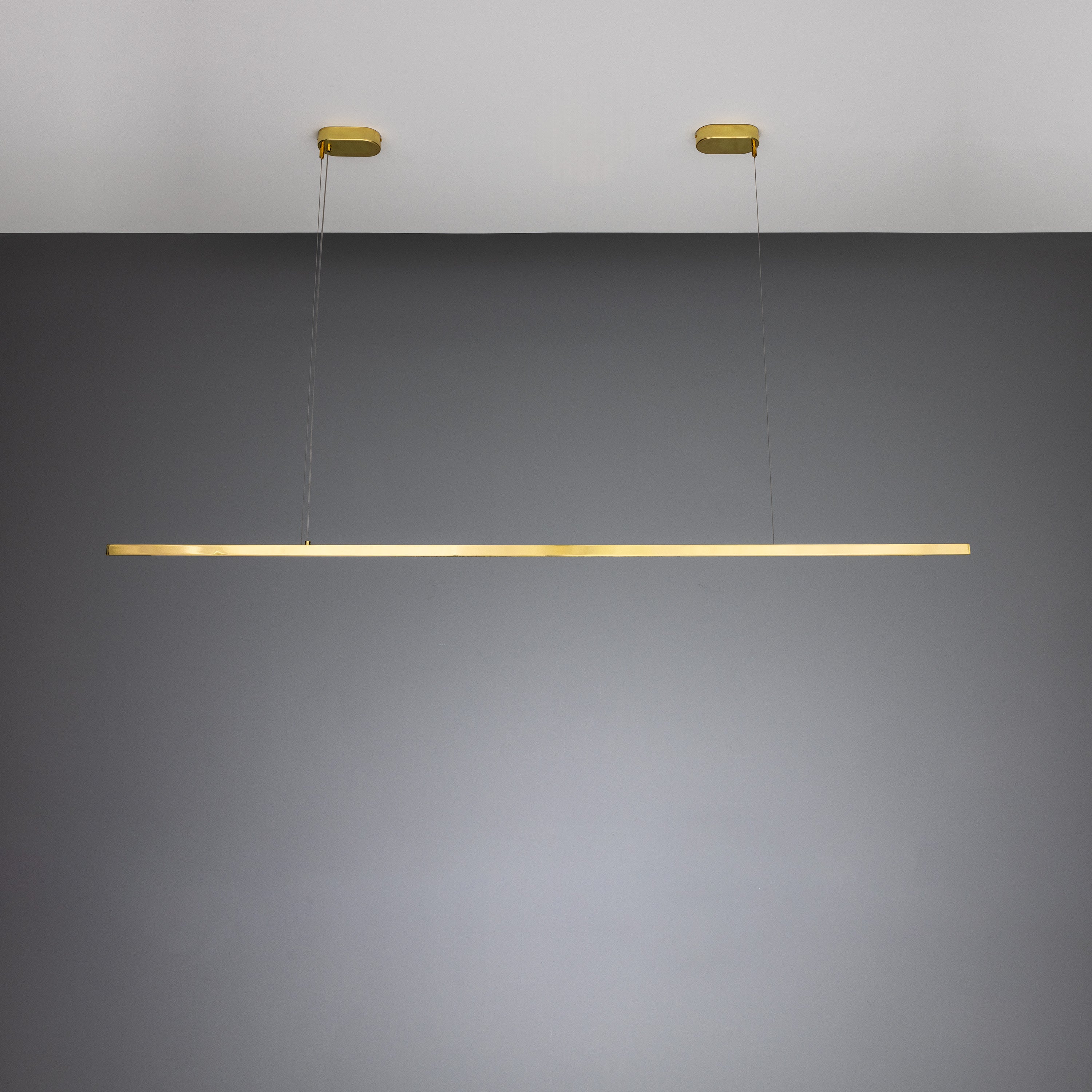 Fairfield Contemporary Brass Linear Pendant Light