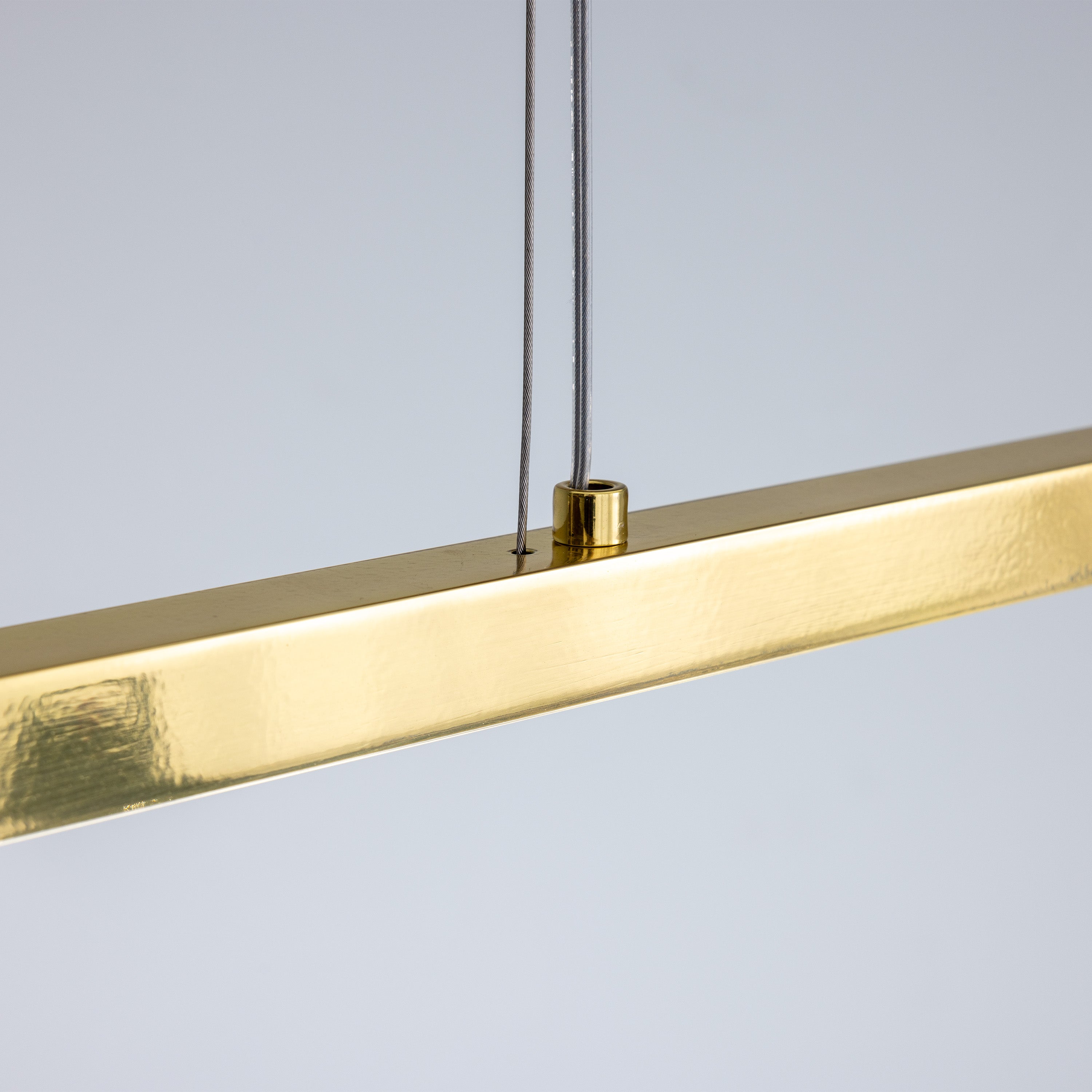 Fairfield Contemporary Brass Linear Pendant Light