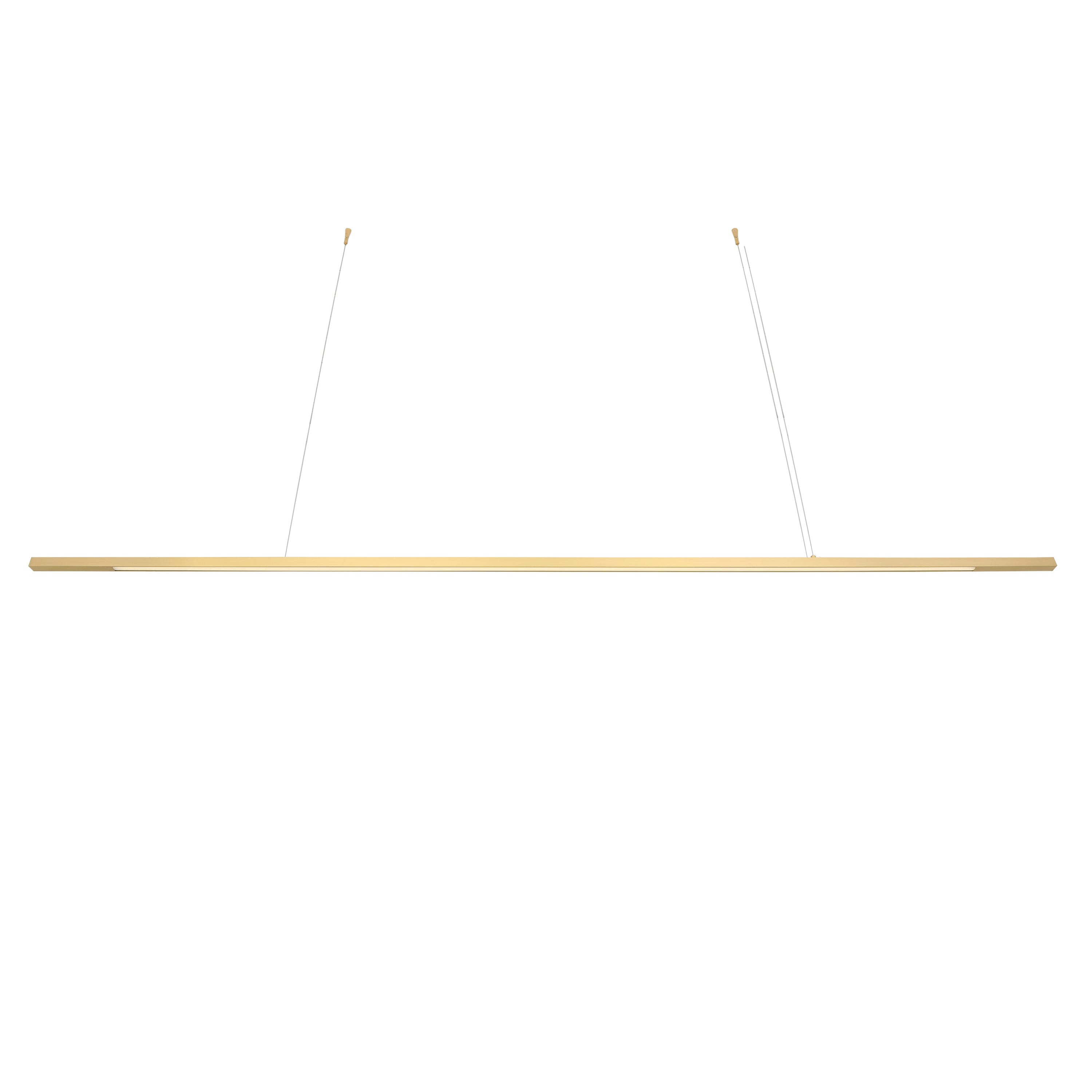 Fairfield Contemporary Brass Linear Pendant Light