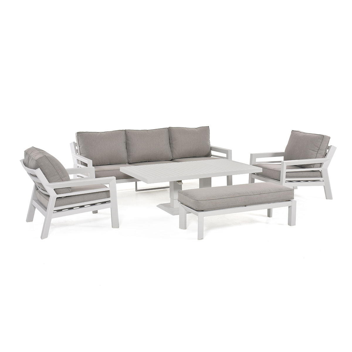 New York 3 Seat Sofa Set with Rising Table