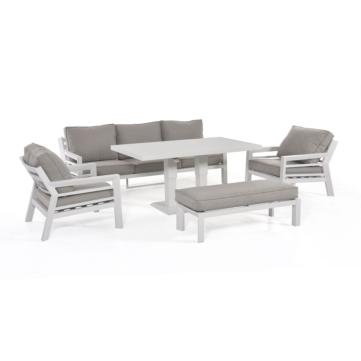 New York 3 Seat Sofa Set with Rising Table