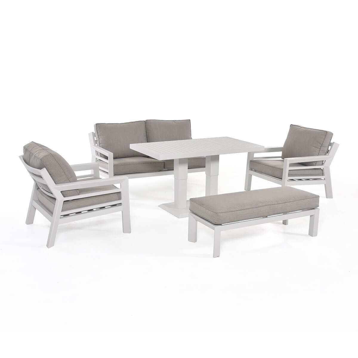 New York 2 Seat Sofa Set with Rising Table
