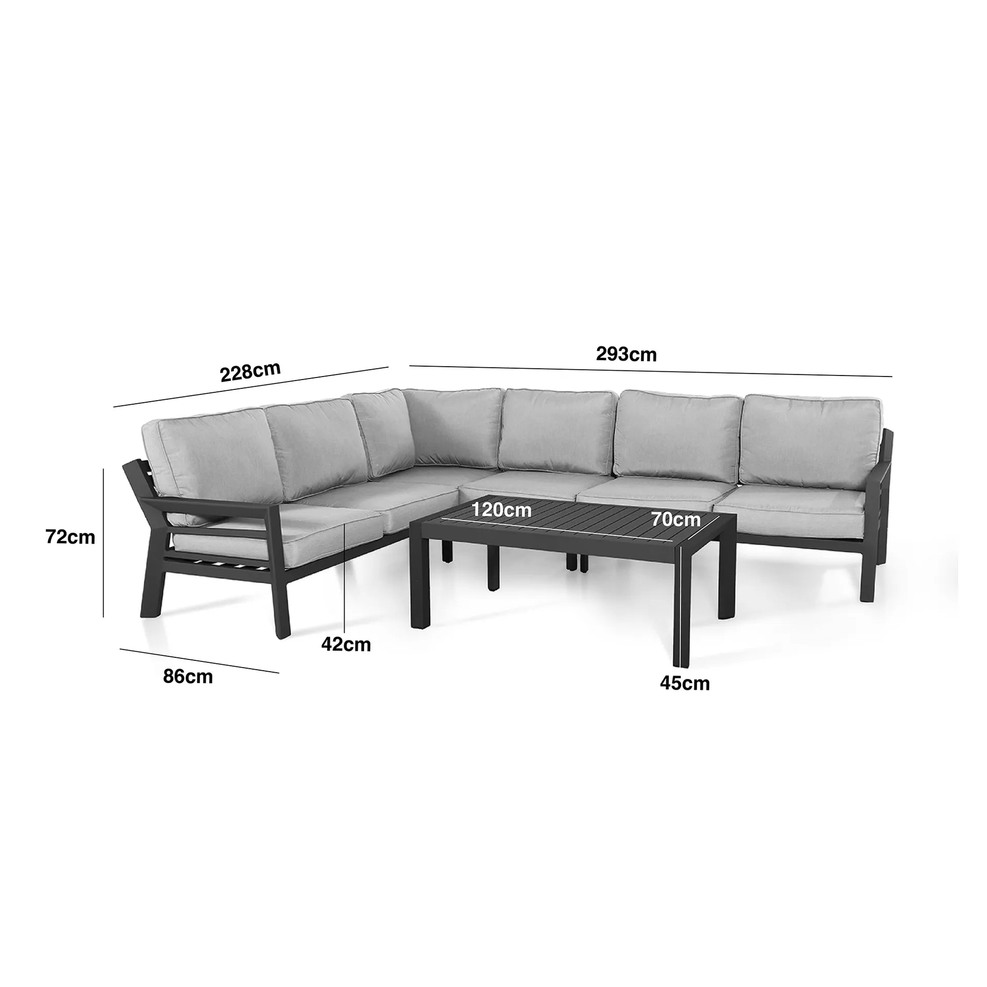 New York Corner Sofa Set