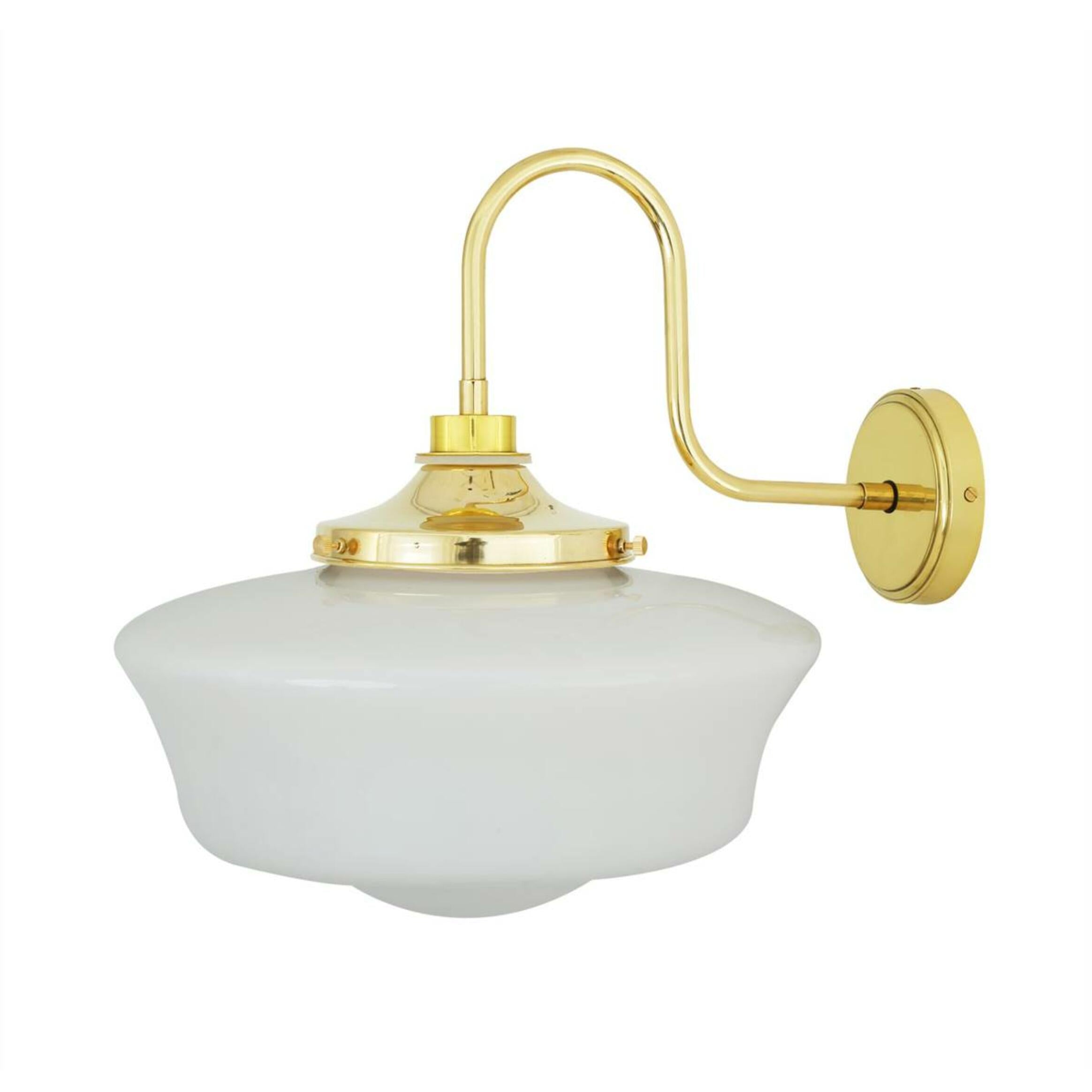 Mullan Anath Schoolhouse Swan Neck Wall Light - IP44