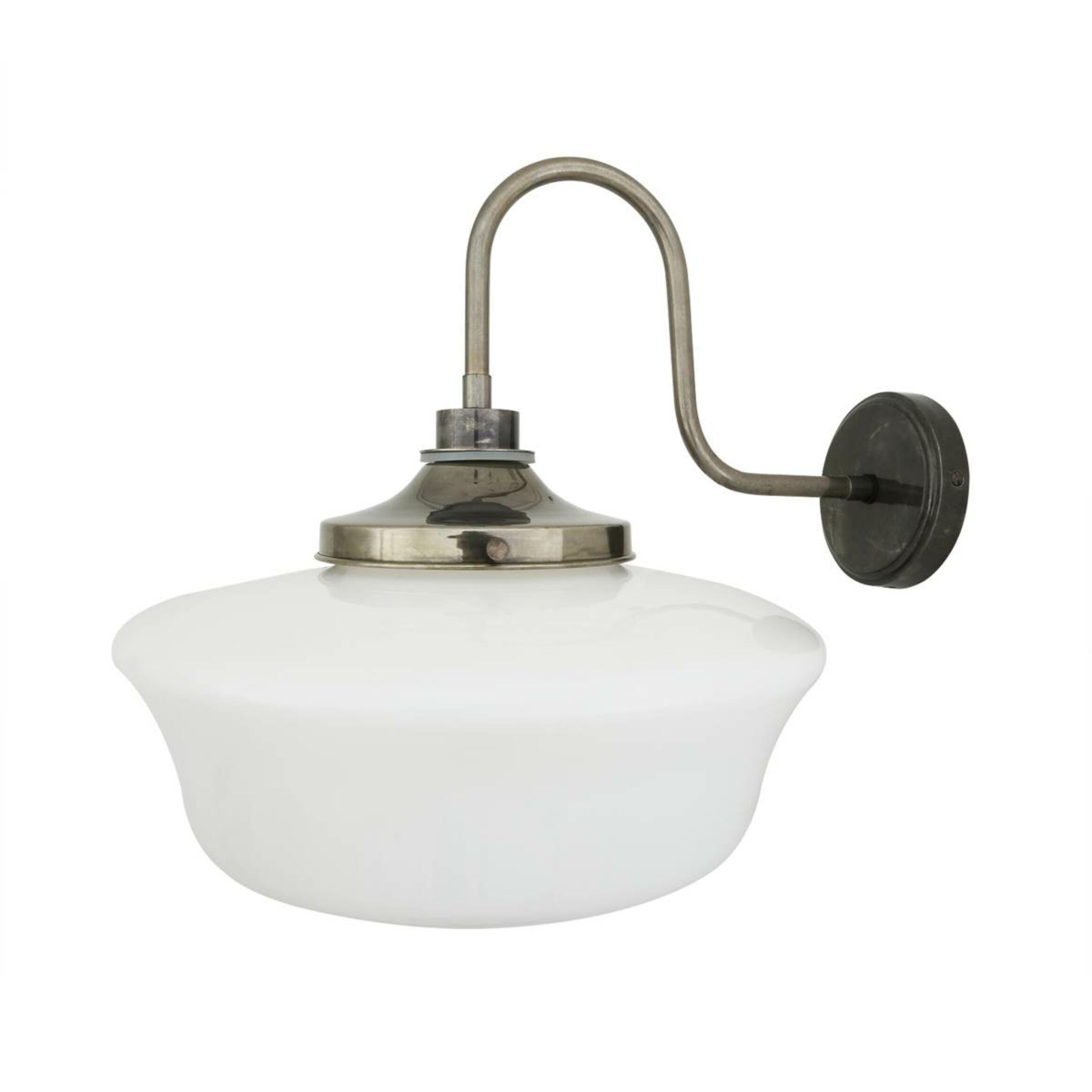 Mullan Anath Schoolhouse Swan Neck Wall Light - IP44