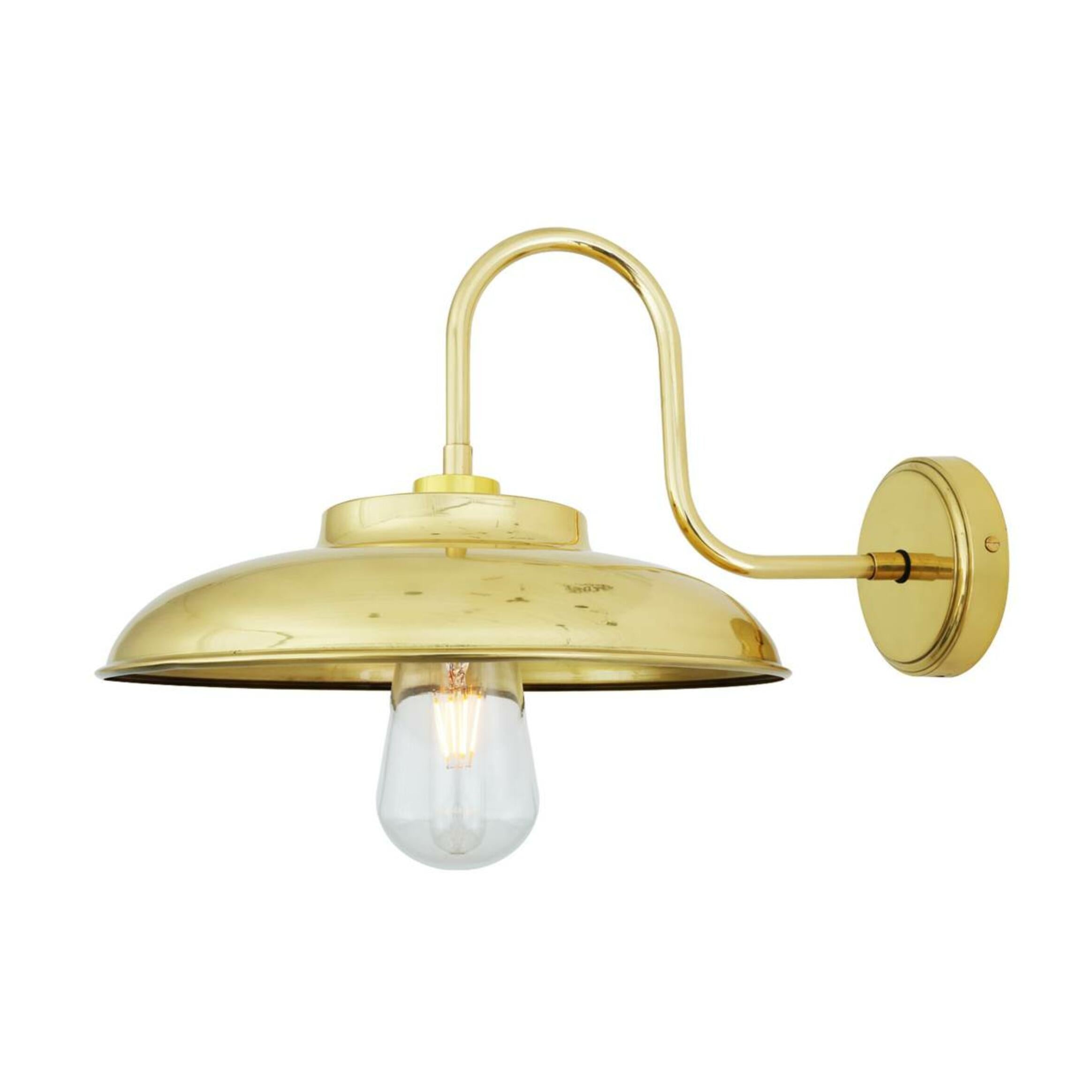 Mullan Darya Swan Neck Bathroom Wall Light - IP65 Rated