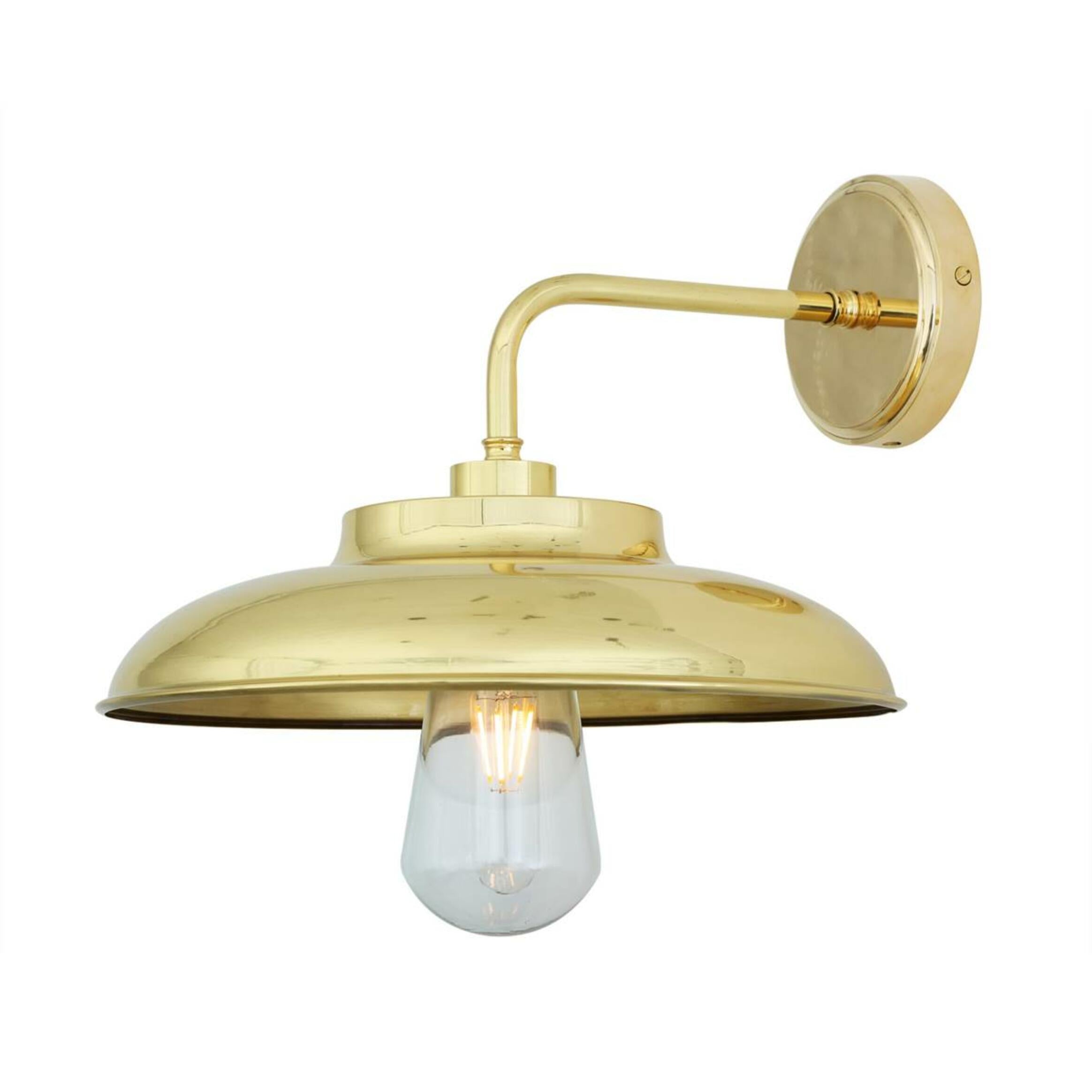 Mullan Darya Brass Outdoor Wall Light - IP65 Rated