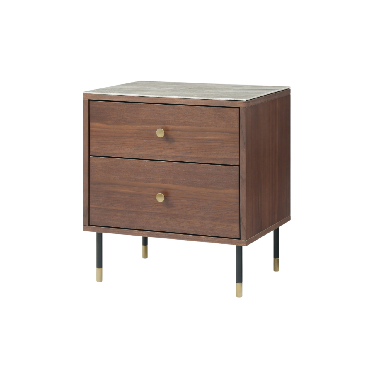 Willow Bedside Double Drawer